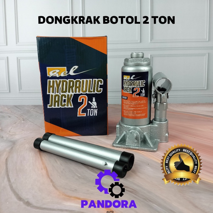 DONGKRAK MOBIL MODEL BOTOL 2 TON / HYDRAULIC JACK UNIVERSAL