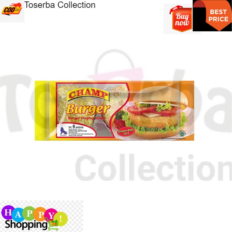 

Toserba Collection Murah Champ Paket Burger Makanan Instan 315 Gr (6 pack) Bandung - Cimahi