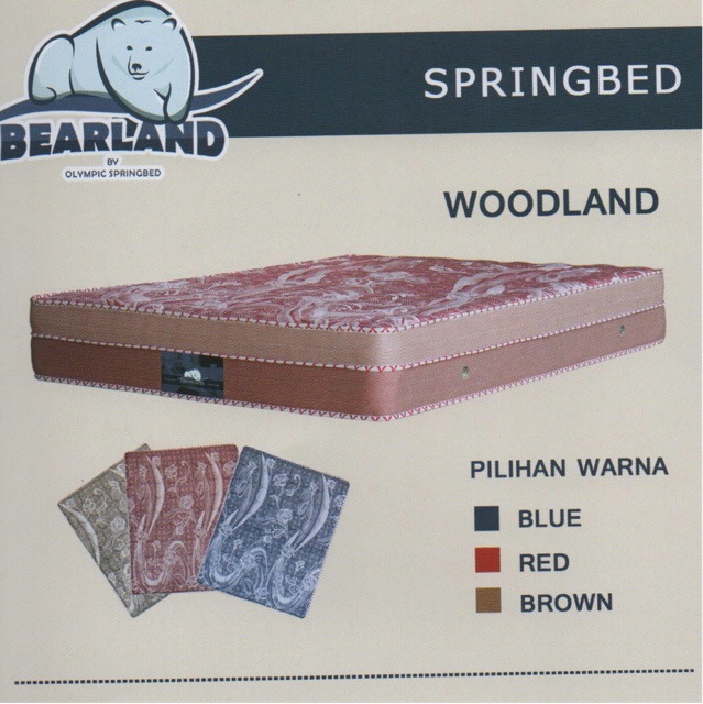 Spring bed Bearland (matrass saja) khusus Gosend