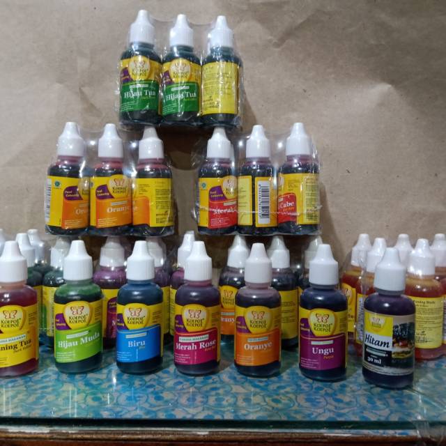 

Pewarna makanan Koepoe botol