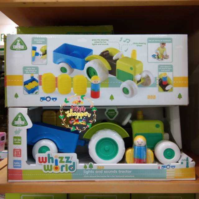 ELC whizz world light and sound tractor