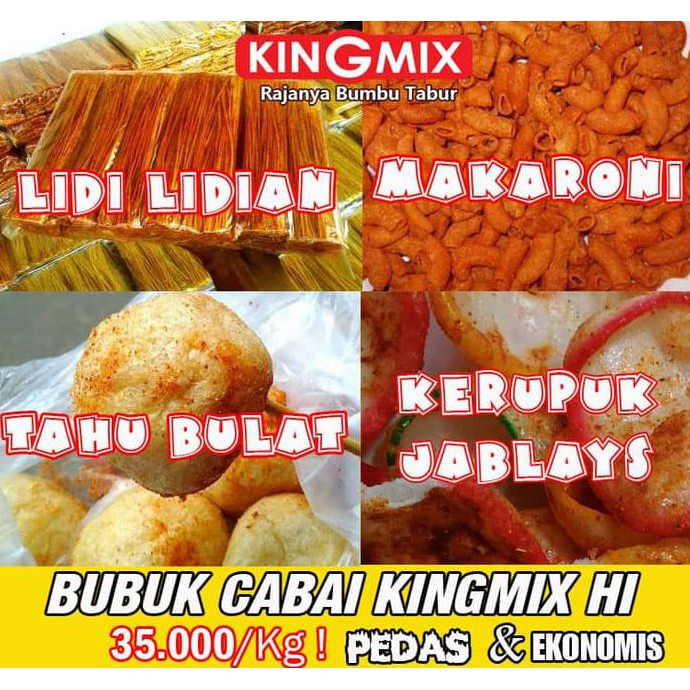 

BERKUALITAS! Kingmix Cabai Bubuk HI 1 kg