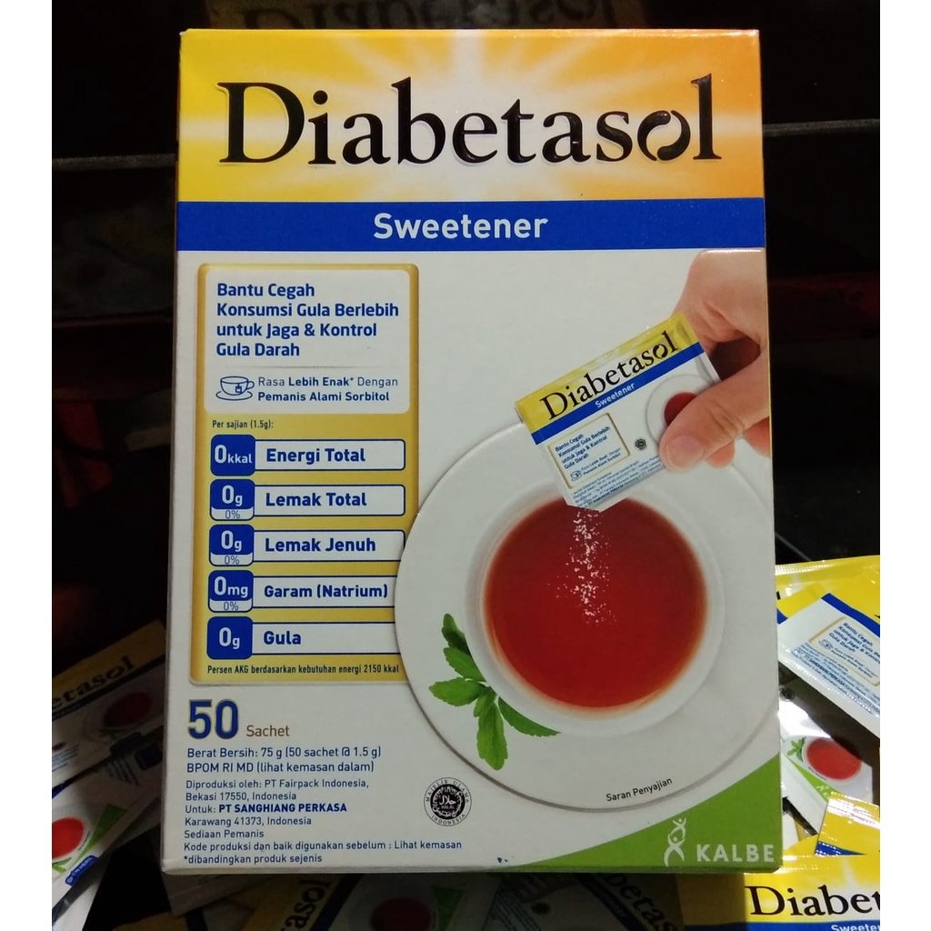 

DAIBETASOL ZERO CALORIE SWEETENER | DIABETASOL SWEETENER | GULA DIABETASOL