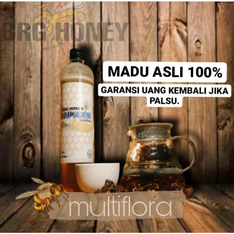 

Madu Asli 100% Murni netto: 1KG / Madu Nektar Multiflora.