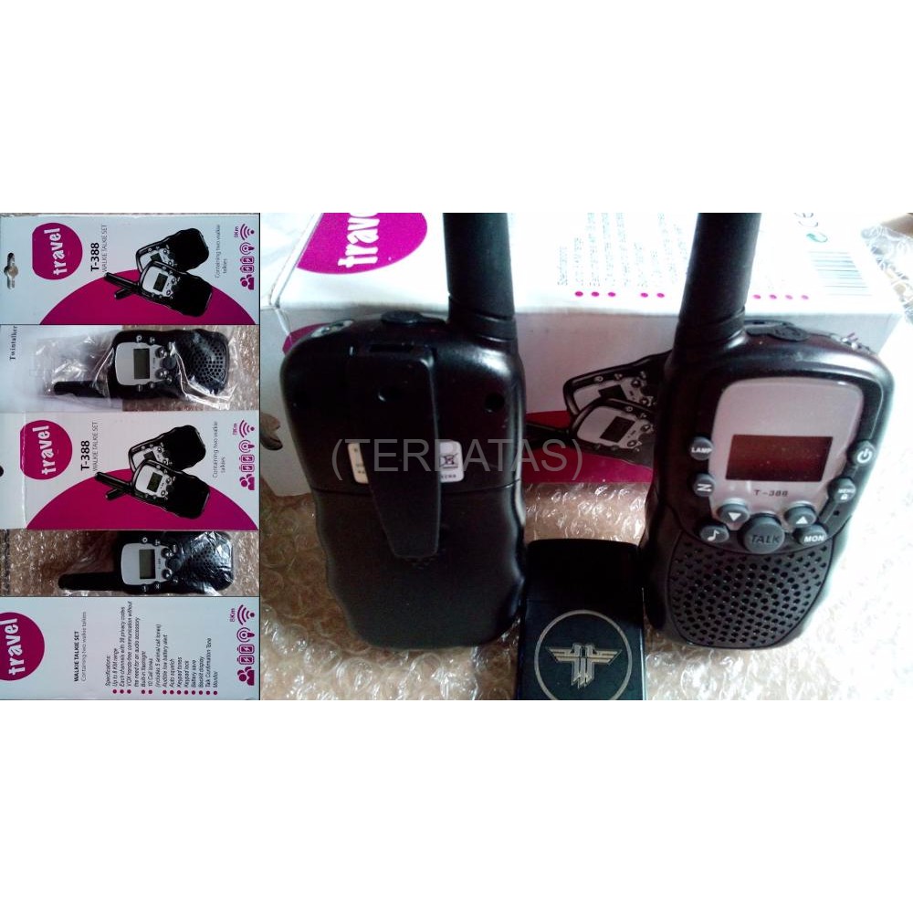 Sepasang Mini Walkie Talkie Retevis LED Light