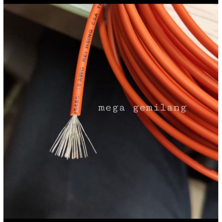 Kabel awg 18 30meter warna premium