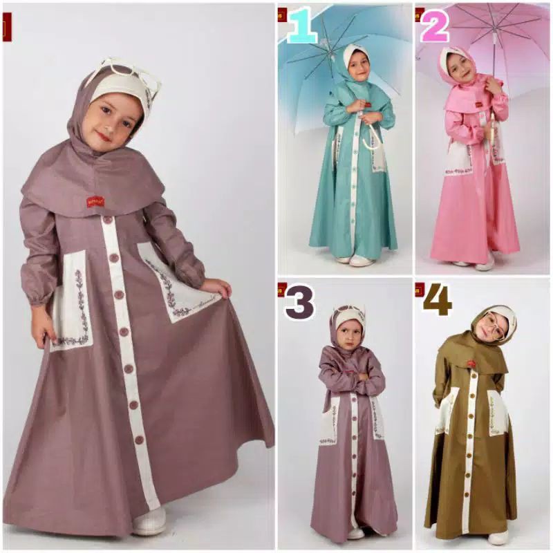 abaya anak dannis terbaru