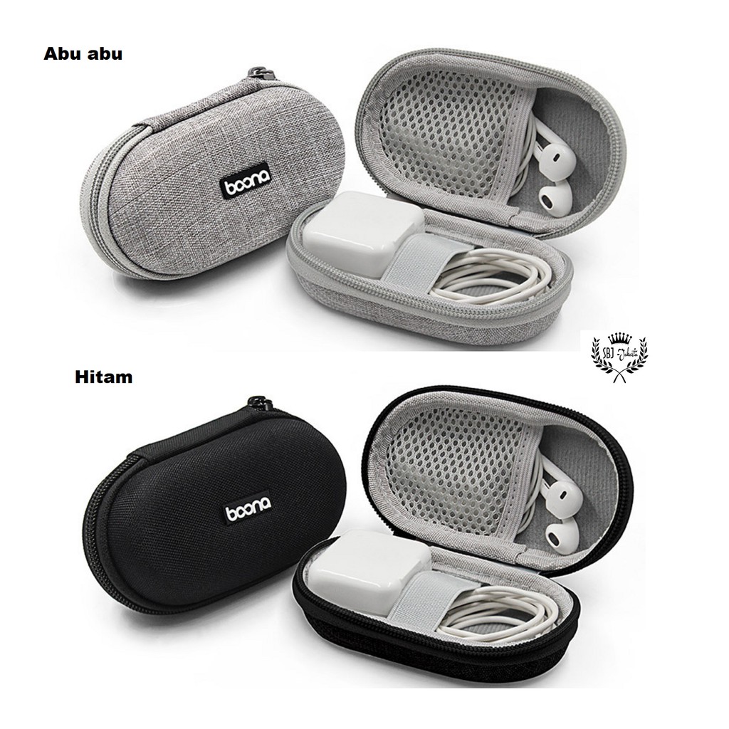 Tempat Headset Portable Baona Kotak earphone Baona Mini Eva hardcase