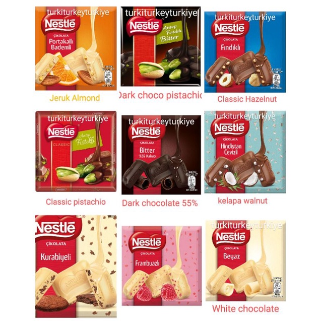 

Nestle coklat cokelat 100% Original Turki