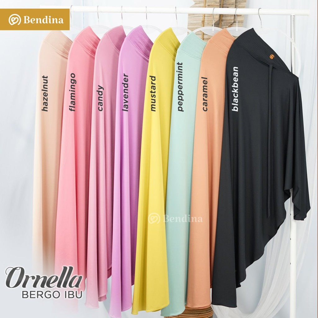 BERGO ORNELLA⁣ by NEYNA BAYIBANGETHIJAB BENDINA Jilbab Anak Khimar Ibu Jilbab Remaja Jilbab Instan