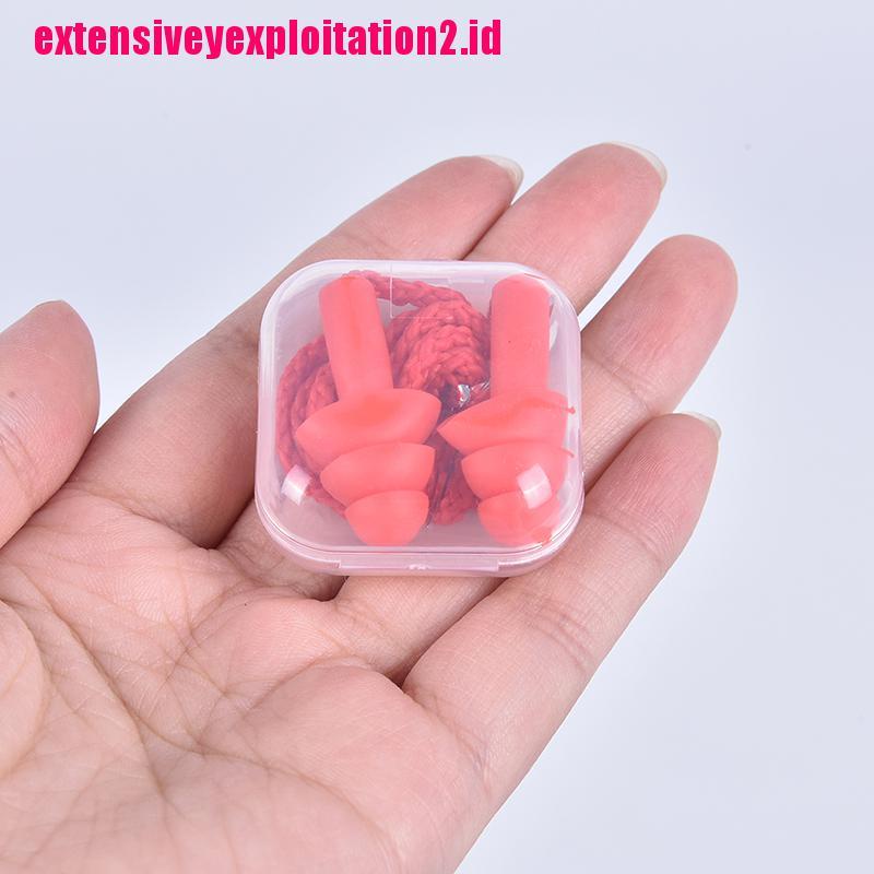 &lt; E2id &amp; &gt; Earplug Silikon Peredam Suara