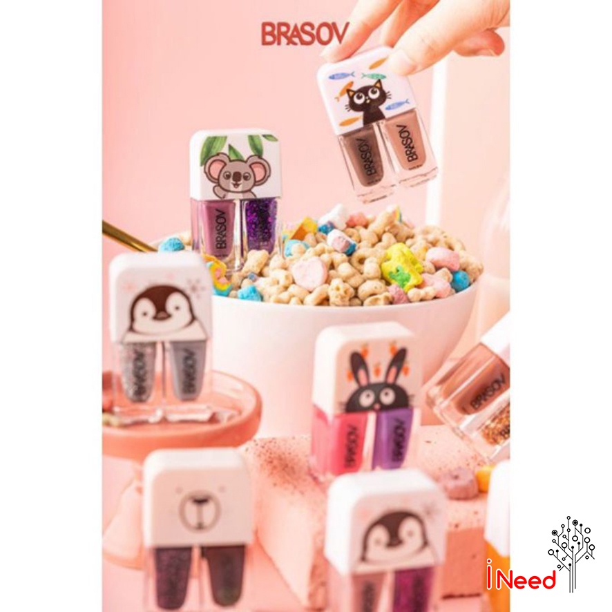 (INEED) KUTEK BRASOV NAIL POLISH 2IN1