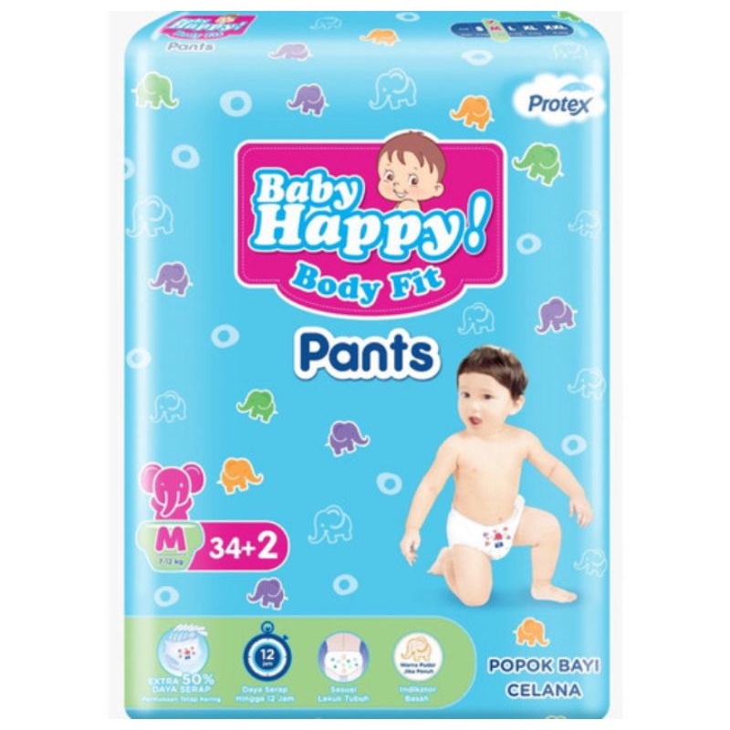 BABY HAPPY PANTS M34+2 / BABY HAPPY BODY FIT PANTS M34+2
