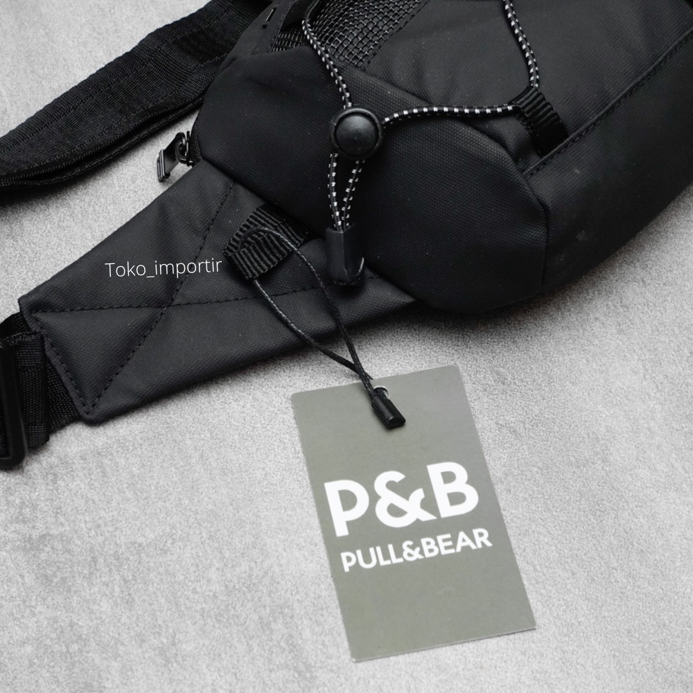 Tas Pull&amp;Bear Swap Out Waistbag Pria Kualitas Import Mirror Original