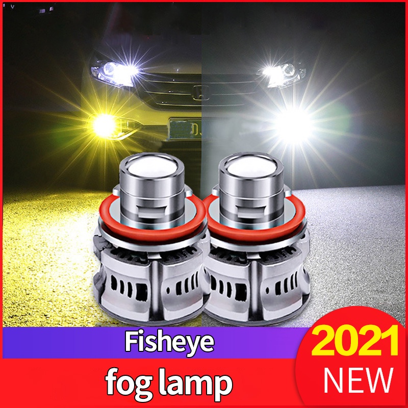 2021 BARU fog lamp h11 led fog light H8 hb4 led 9006 HB3 9005 lampu mobil Dengan lensa Otomotif LED Light Bulb