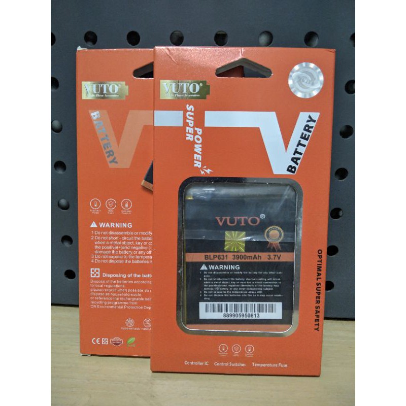 Baterai OPPO BLP-631 /F3/A77/F5 Double Power. Baterai Double Power VUTO.