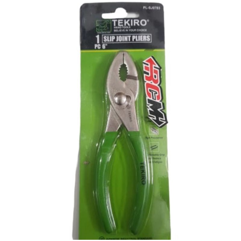 TANG SLIP JOINT PLIERS BONGKAR PASANG BENGKOK PATAH JEPIT PENJEPIT GESER 6IN 6 INCH 6INCH 6&quot; ORI ORIGINAL TEKIRO ASLI