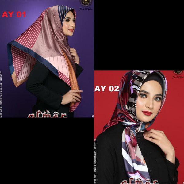 Terbaru hijab kerudung segiempat afmer by yeffa