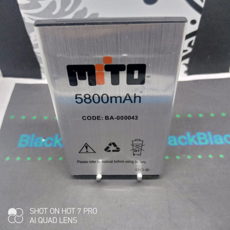Battery Mito T550 Batre T-550 BA00043 Batrai  BA-00043 BA43 Original