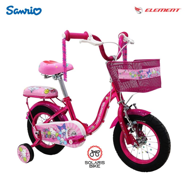 Sepeda Mini Anak 12 16 18 20 Element Sanrio 1.0 Hello kitty