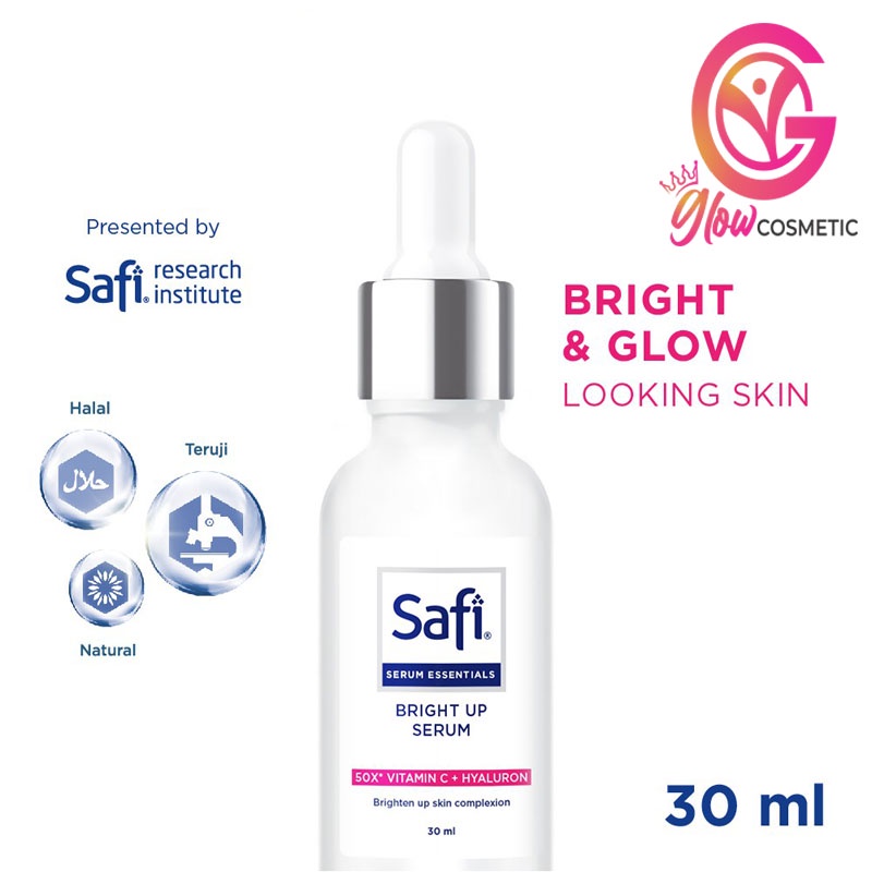 SAFI BRIGHT UP SERUM 50X VITAMIN C + HYALURON BRIGHTEN UP SKIN COMPLEXION 30ML