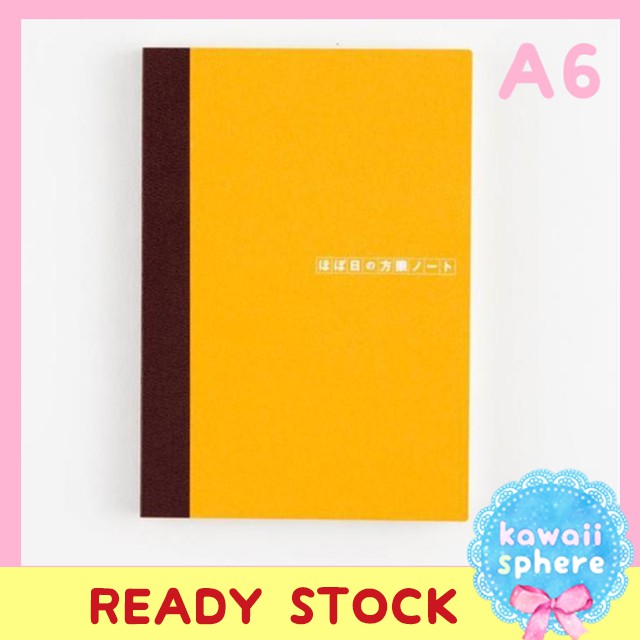 

Hobonichi Plain Notebook | Original A6 | Grid | Ready Stock