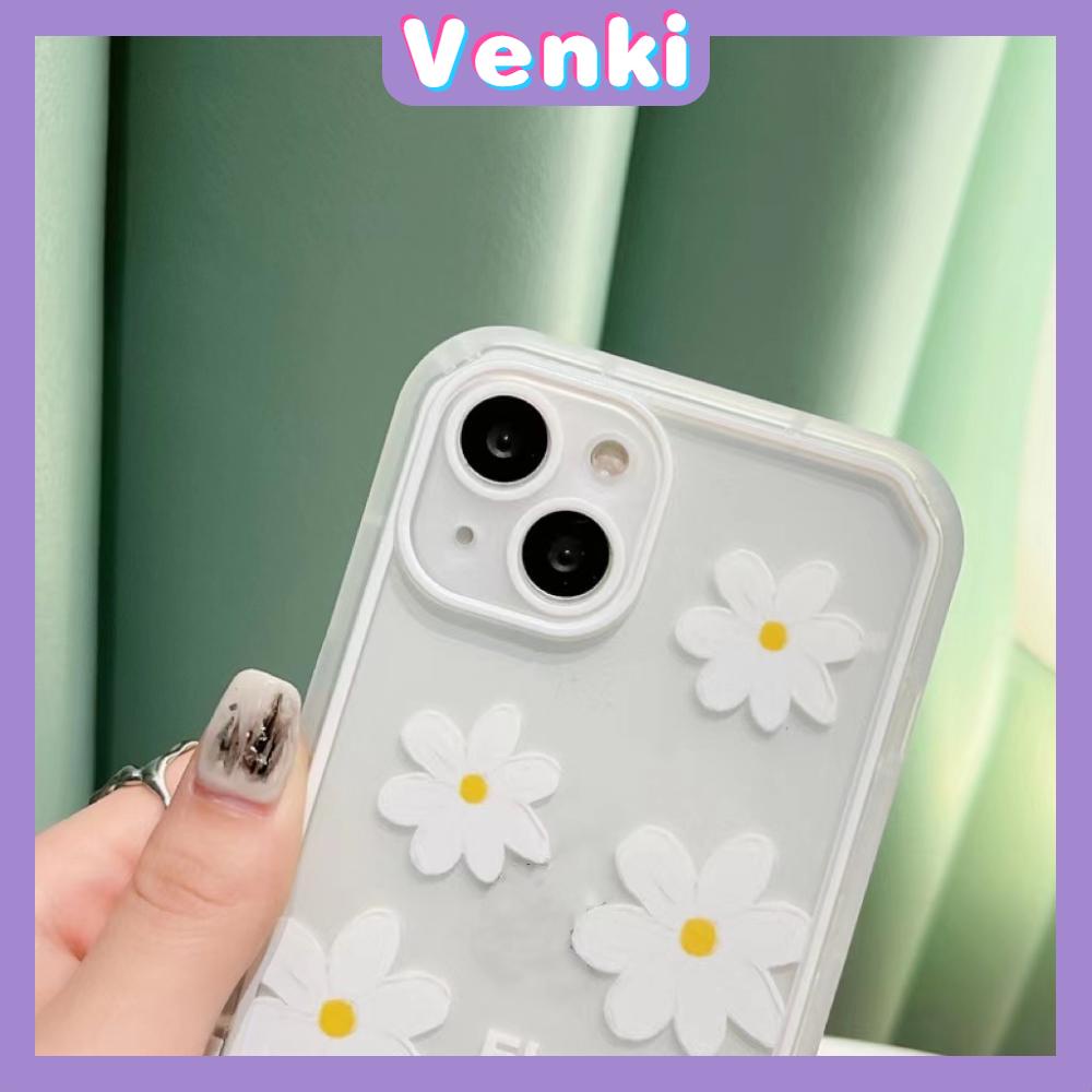 iPhone Case Silicone Soft Case Clear Case Folding Stand Shockproof Protection Camera Flower Cute Compatible with For iPhone 11 iPhone 13 Pro Max iPhone 12 Pro Max iPhone 7Plus xr