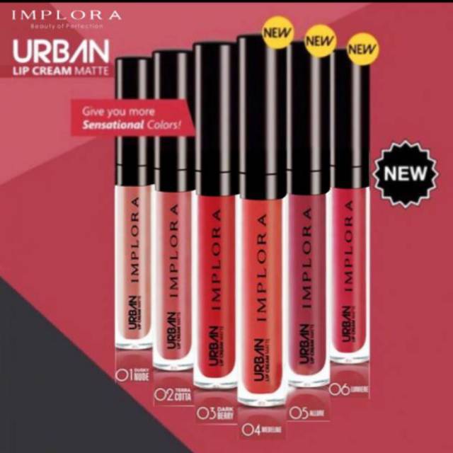 IMPLORA Urban Lip Cream Matte Original BPOM/Lip Cream