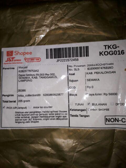 Kemeja Batik Pria Lengan Panjang Motif Ayam Kate