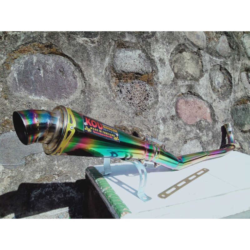 Knalpot KOU Bunglon untuk Jupiter/Jupiter Z/Vega ZR/Vega R