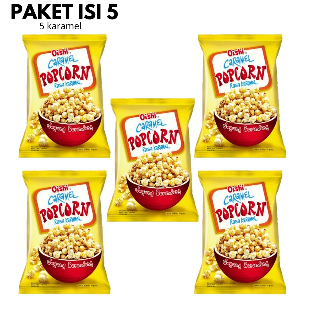 

PAKET ISI 5pcs OISHI POPCORN