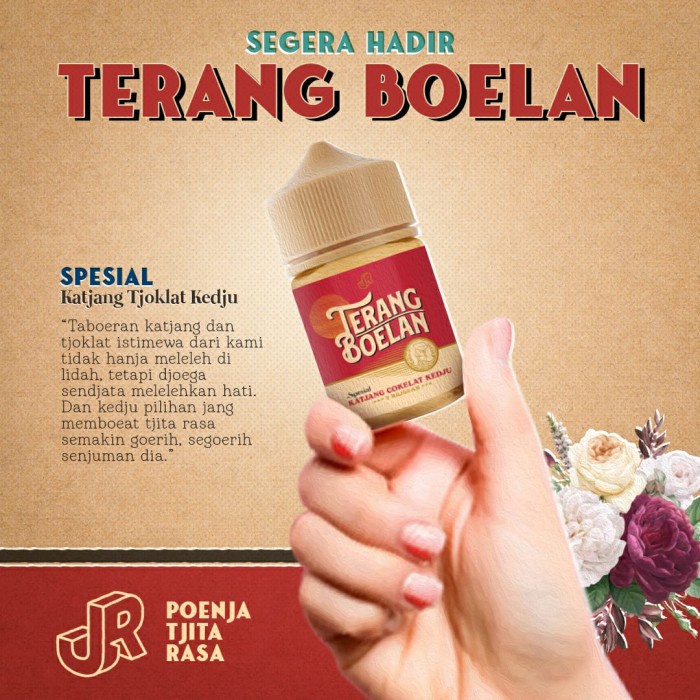 TERANG BOELAN KATJANG TJOKLAT KEDJU 60ML BY TJITA RASA