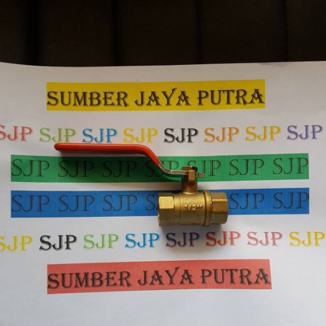 Stop kran 1/2 in kuningan drat valve pipa