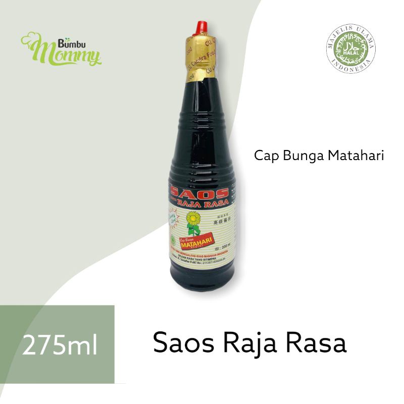 

Saos Raja Rasa | Cap Bunga Matahari | HALAL | Ukuran 300ml