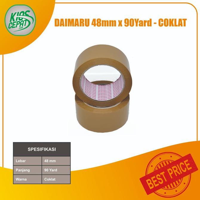

Big Sale Lakban DAIMARU Coklat (48mm x 90Yd) Diskon