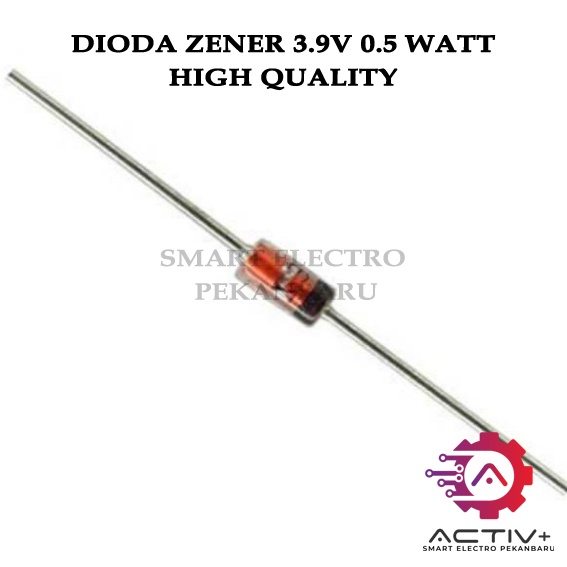 ORIGINAL DIODA ZENER 3.9V 1/2W ZENER 3V9 ZENER DIODE 3,9 V 0.5WATT ORI MIC VOLTAGE REGULATOR DIODA Z