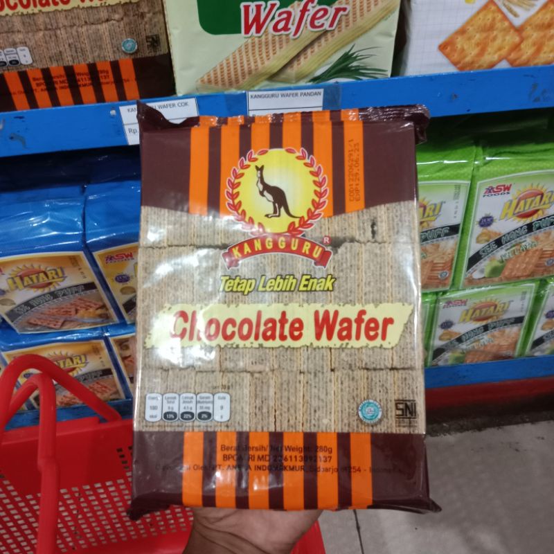 

Yummer l Snack camilan Kangguru Chocolate wafer