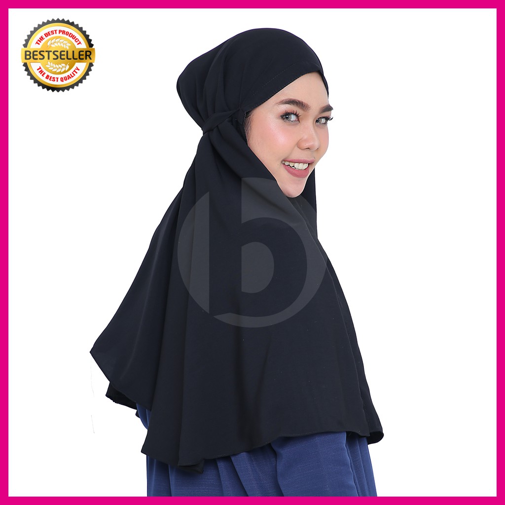  Jilbab Hijab Kerudung Khimar Instan Instant Simple Syari 