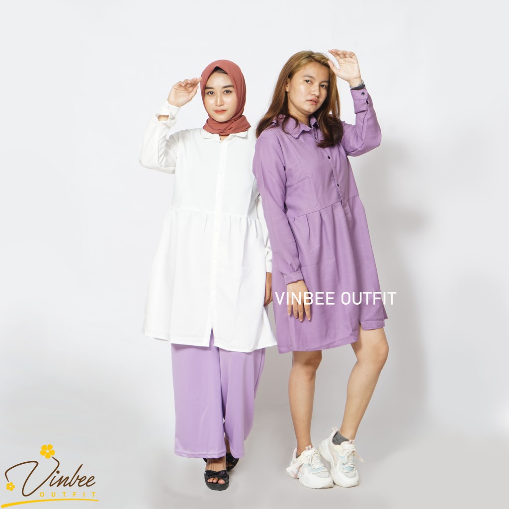 TUNIK DZUVIA KANCING HIDUP / NEDA TUNIK