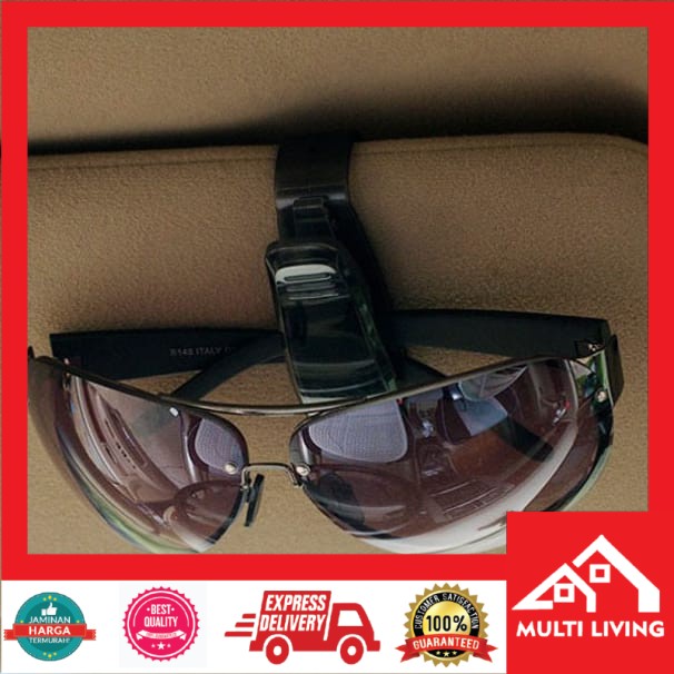 Penjepit Kacamata di sunvisor Mobil Clip Holder Glasses