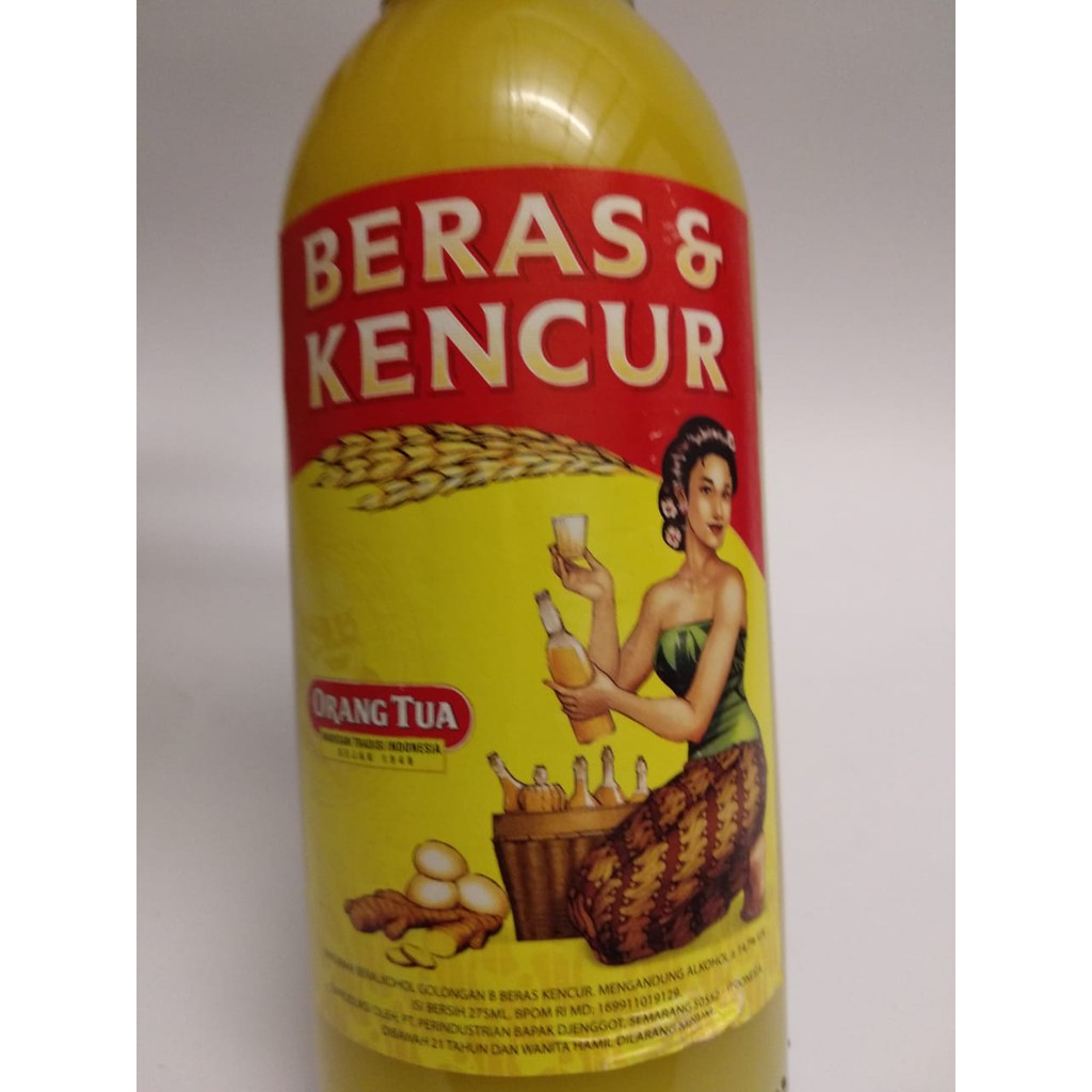 

Jamu Herbal BERAS KENCUR Cap Orang Tua 275ml Pita Cukai Asli
