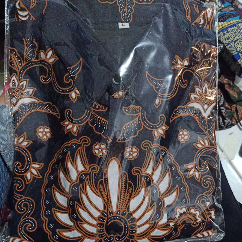 DIRGANTARA SM BAJU KEMEJA BATIK PRIA SOLO LENGAN PANJANG PENDEK LAPIS FURING ATASAN PREMIUM MODERN