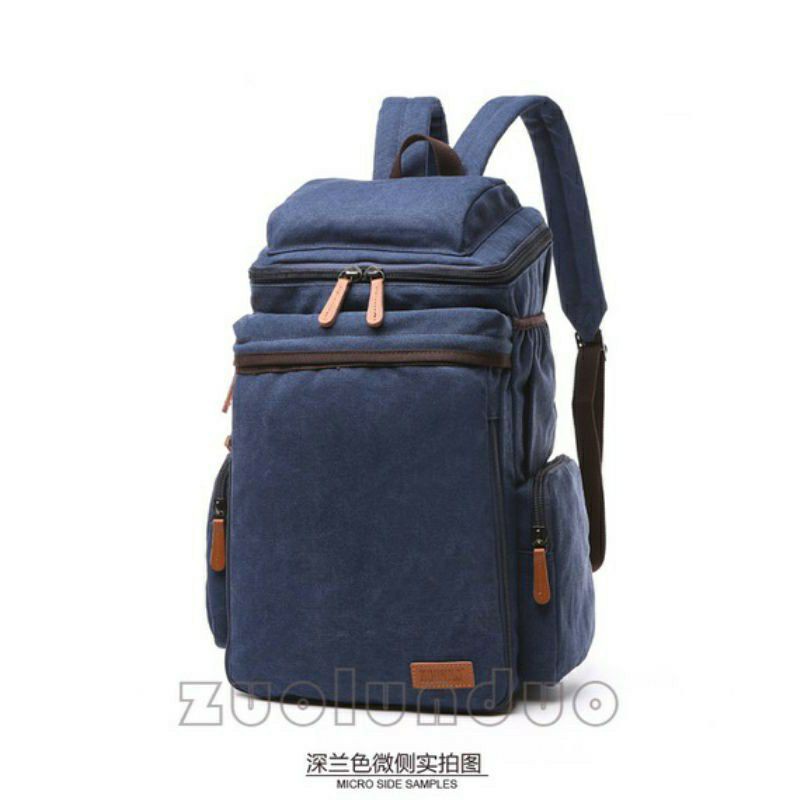 Tas punggung kanvas 9028,ransel,gemblok,backpack