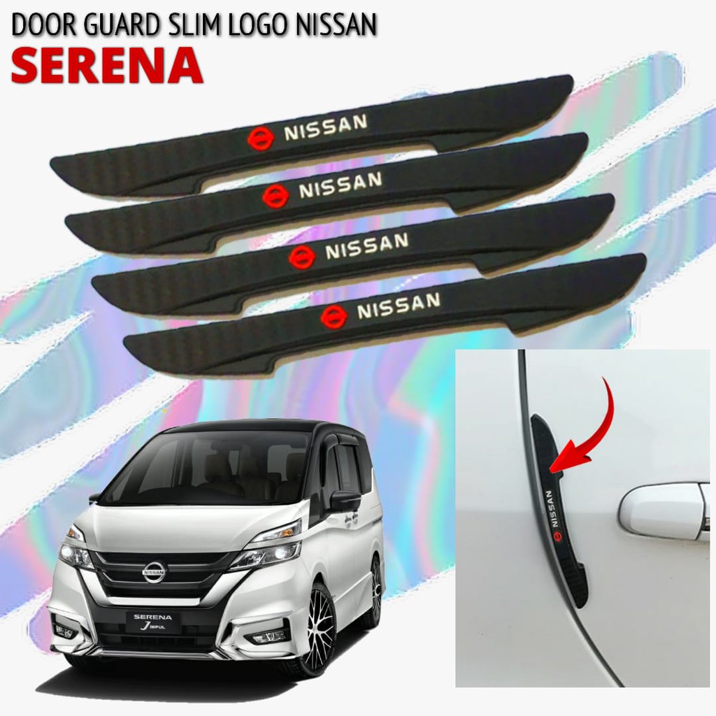 DOOR GUARD PREMIUM LOGO NISSAN MOBIL SERENA
