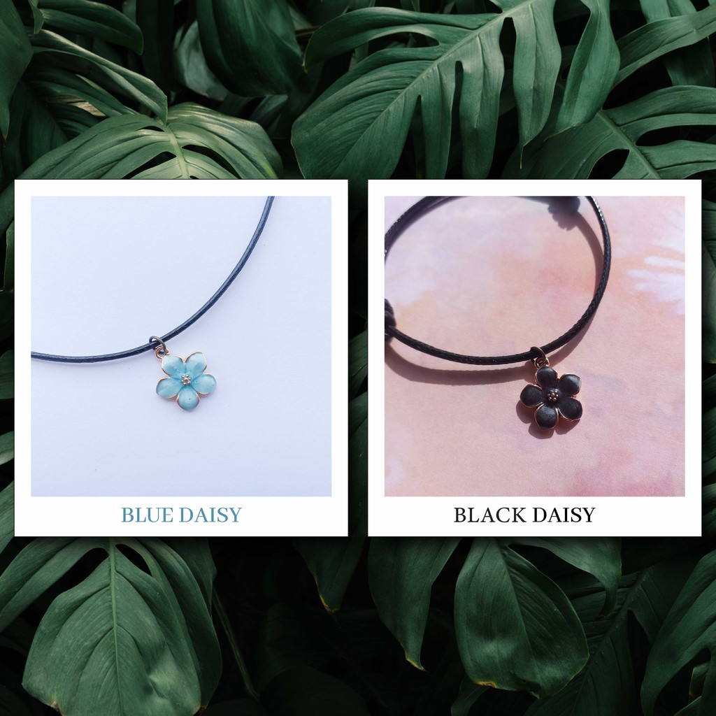 Gelang aesthetic Manik Bunga Daisy Estetik Korean vintage Style Adjustable Tali Simple Waterproof