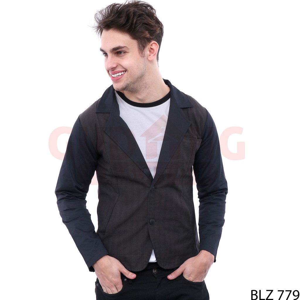 Jaket Semi Jas Pria Modern - BLZ 779