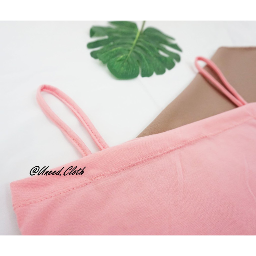 Uneed Cloth / TANK TOP JUMBO / CROP TANKTOP / SQUARE / TANGTOP ATASAN WANITA / LOLY BIGSIZE-4