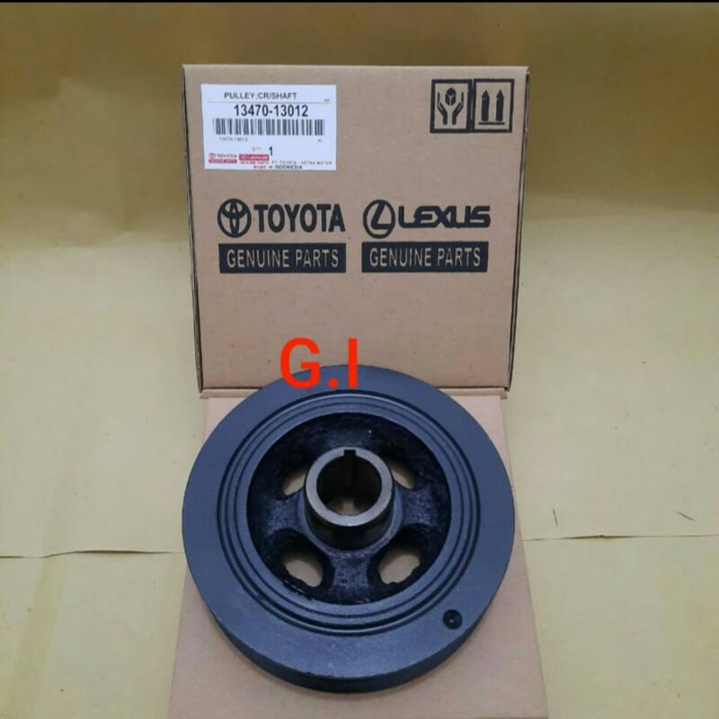 Pully Kruk As Pully Ker As Damper Pulley Crankshaft Toyota Kijang Super 5k Double 5k 2 Jalur