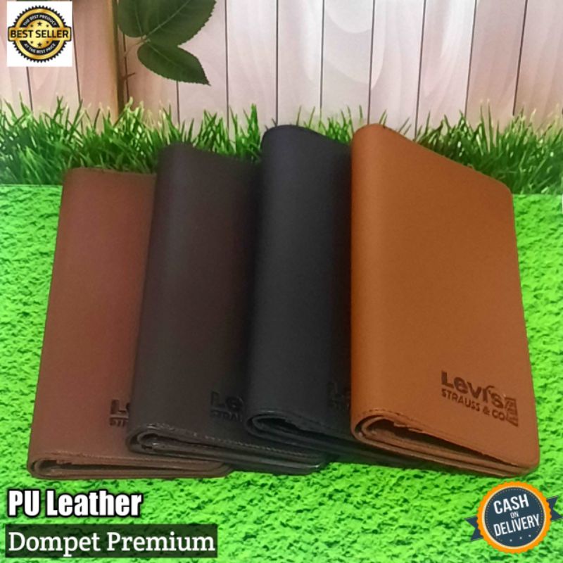 Dompet Panjang Pria/Dompet Kulit Sintetis/Dompet Kartu