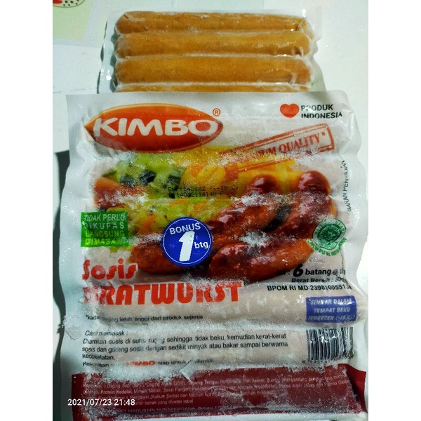 

Kimbo Sosis Bratwurst jumbo 500gr